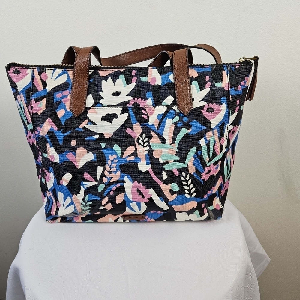 Fossil Floral Fiona Tote Bag Large
